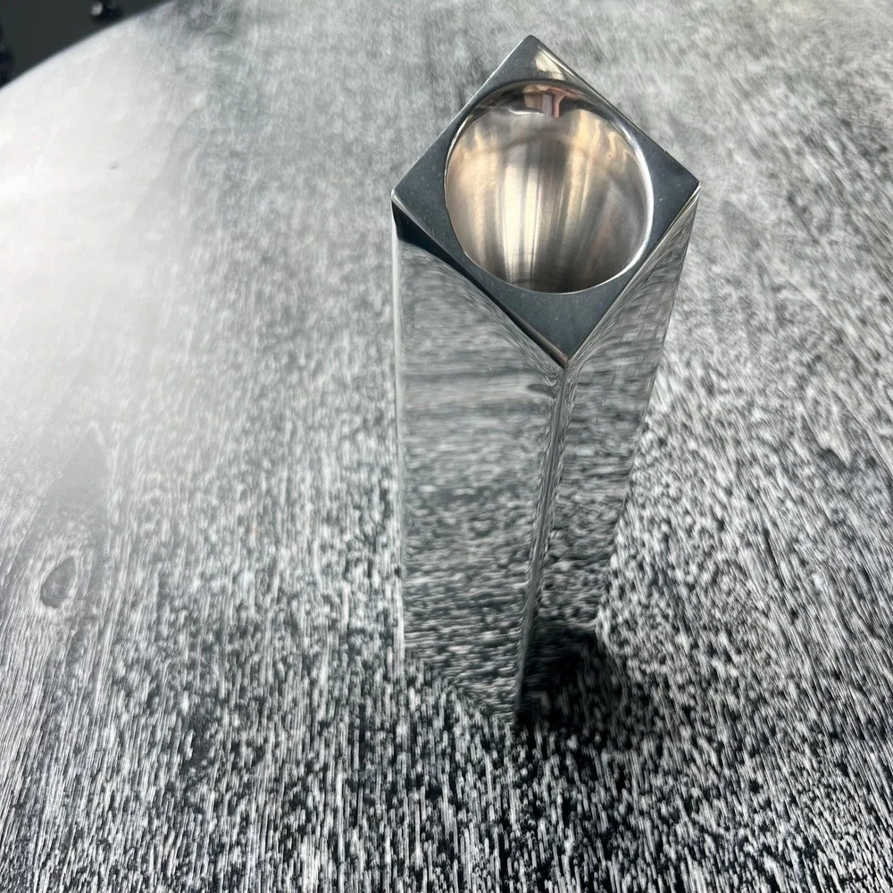 Vintage Nambe 1996-6114 By Fred Bould Candle‎ Holder